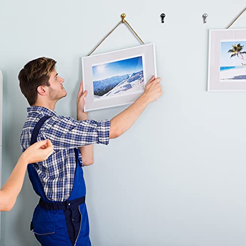 Jetec 30 Pieces Metal Push Pin Hangers Pin Wall Hooks Picture Hanging Picture Nails Frame Oil Painting Hooks on Wooden or Fabric Wall for Home or Office(Gold, Silver, Black) - color: Gold, Silver, Black