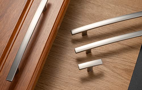 KOOFIZO 10 Pack 3 in Brushed Nickel Cabinet Pulls, Drawer Handles 1961 - color: Brushed Nickel, size: 3" CC