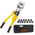 Cable Lug Crimping Tool, 6 AWG to 1000 MCM Hydraulic Plier, 20 Ton Hand Crimping Tool for Wires, Terminal, Lug, Crimping Tool Kit with 13 Dies