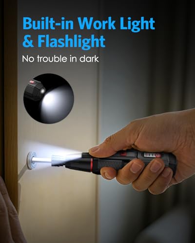 4.2V Electric Cordless Screwdriver, 3 Torque Settings & 13 Bits