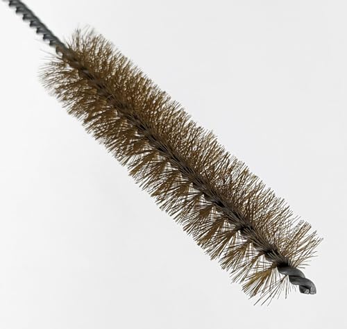3 Piece Set of 16-Inch Tube Cleaning Brushes Copper, Stainless, Nylon for Various Surface Use (1-Inch Diameter) - size: 1-Inch Diameter