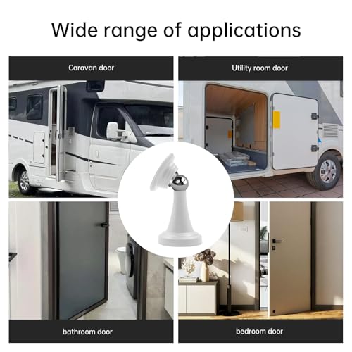 Strong Magnetic RV Door Holder, White, 2 Pack - color: White-L