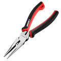 ARROW Needle Nose Pliers, 8-inch Long Nose Cutting Pliers with Wire Cutter - size: 8 Inch