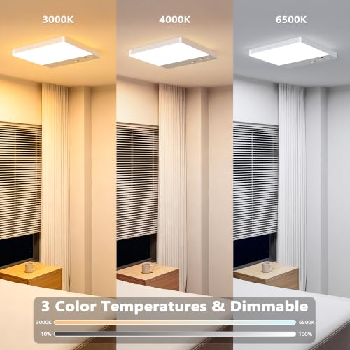 BrizLabs Magnetic LED Ceiling Light 2 Pack, USB-C Rechargeable & Wireless - size: 5.9 Inches