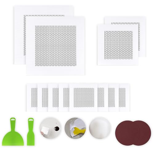GALAXYFIBER Drywall Repair Kit, 16 Pieces, 4-6-8 inch Drywall Patch kit, Wall Repair Patch kit, Wall Patch Repair kit, Drywall Hole Patch, Drywall Patch kit, Wall Hole Repair kit, Drywall Patch Hole.