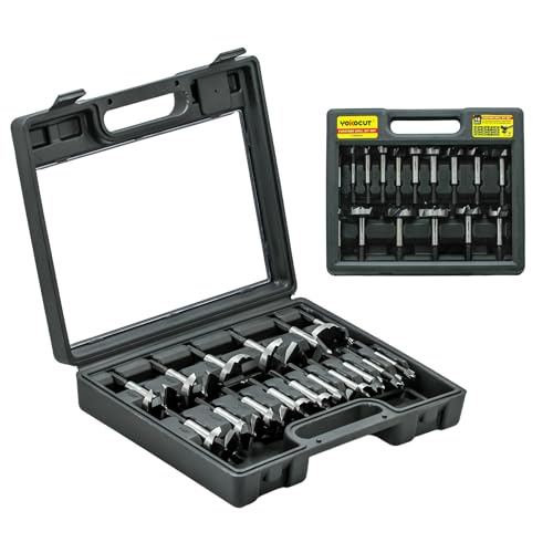 Forstner Bit Set 16Pcs Hex Shank, Wood Drill Bits Set with Multi Sided Shank, Forstner Bits for Woodworking - style: 16PCS Forstner Bits Set