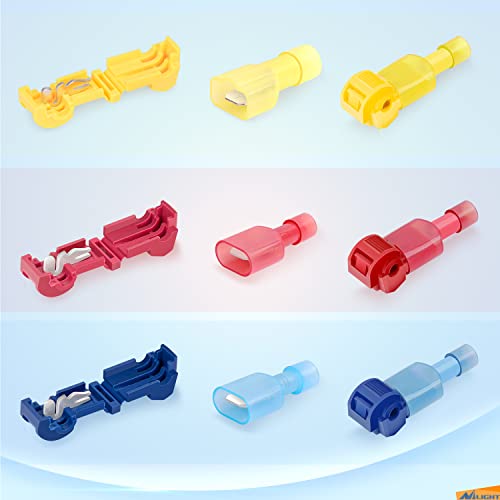 Nilight 360PCS T-Tap Wire Connectors Self-Stripping Quick Splice Terminals - size: 360Pcs 22-10AWG