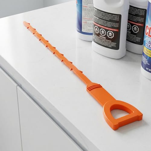 3 PCS Drain Snake Hair Catcher Clog Remover Tool, Shower Snake Hook Sink Unclogger Tool Hair Remover, Drain Clog Remover Cleaning Tools Plumbing Snake for Sewer