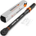 SUZUME 3/8 Inch Drive Torque Wrench Loud Click (5-45 Ft.Lb / 6.8-61 N.m) - size: 3/8"