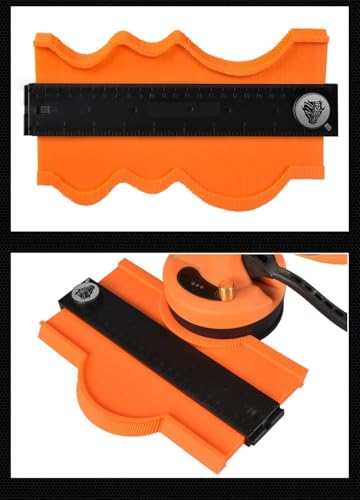 A.D. International Contour Gauge (10'' Lock) Profile Tool Shape Duplicator Tool (10'' Inch Contour Gauge with Lock)