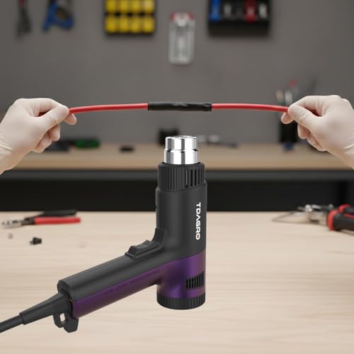 1800W Heat Gun (122℉-1202℉) with 4 Nozzles & Temp Control
