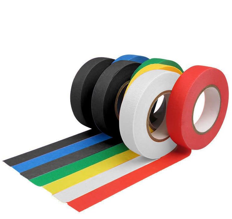Black Painters Tape 2 inch Wide Black Masking Tape Paint Tape Paper Tape 2 inch x 55 Yards - color: Black, size: 2 Inch