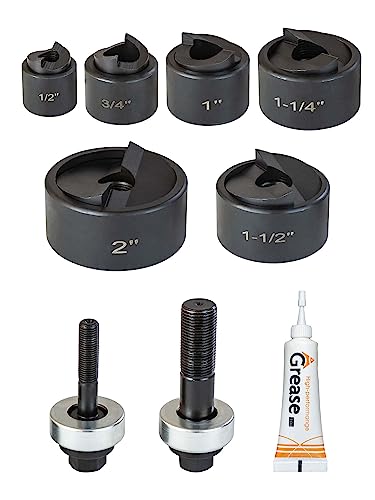 1/2" Conduit Knockout Punch with Manual Draw Stud 0.89" Hole - style: 1/2" knockout punch