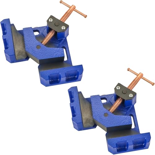 2 Pack Cast Iron Welders Angle Clamp Two Axis 90 Degrees