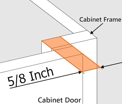 20-Pack 5/8" Overlay Soft Close Face Frame Kitchen Cabinet Hinges - size: 5/8" Overlay