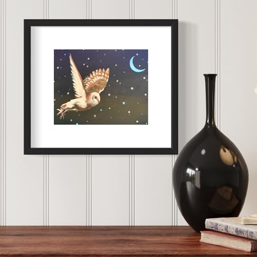 Painting4Real Acrylic Art Painting Kit with Video Tutorials - How to Paint with Acrylic Paint Set for Adults, Learn to Paint Winter Owl - 9 Peices Painting Set for Adults, Beginners, Art Lovers - color: Winter Owl