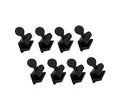 QCAA Single Small Sliding Window Security Lock, Aluminum, Black Coated, 8 Pack, Made in Taiwan - color: Black(1/8"), size: 8pack