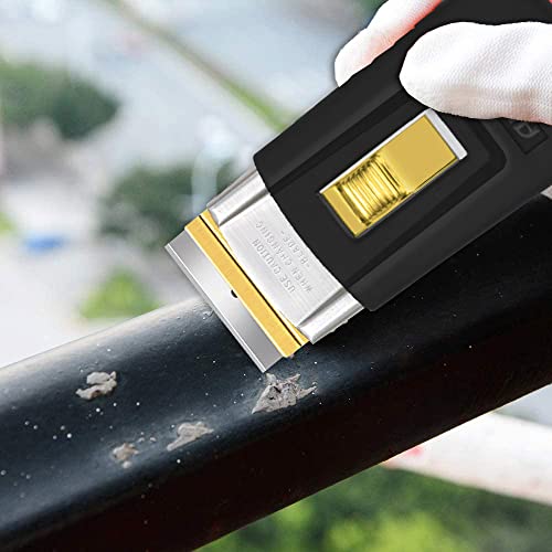 ALLWAY SGS Soft Grip Safety Glass Scraper with 5 Blades