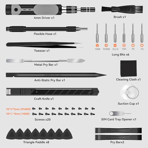 Precision Screwdriver Set, 166 in 1 Mini Screwdriver Set Tool - color: Orange, size: 166