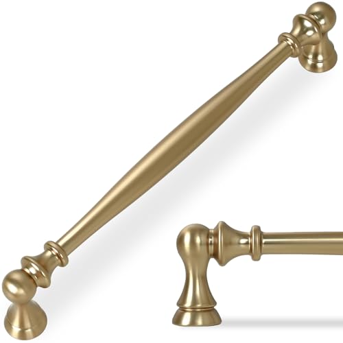 10 Pack 7-1/2 Inch(192mm) Kitchen Cabinet Handles Champagne Bronze Cabinet Pulls Zinc Alloy Drawer Pulls Solid Kitchen Hardware - color: Champagne Bronze, size: 7-1/2'' Hole Center(192mm)