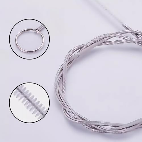 60 Inch Long Drain Brush Flexible Tube Brush, Sunroof Drain Cleaning Tool, Pipe Cleaning Brush Tool, Suitable for Home, Kitchen, Fish Tank, Water Pump Accessories