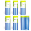 Tangibay Pre-Taped Masking Film for Painting - 44" x 66' Painters Plastic Sheeting with Automotive Paint Tape and Drape for Covering Cars, Walls, Windows and Furniture Protection (6 Rolls) - size: 6 Rolls: 44"