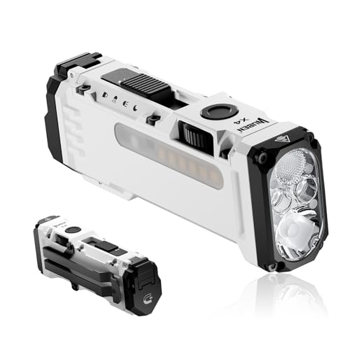WUBEN X4 EDC Compact Flashlight with RGB Light - color: White