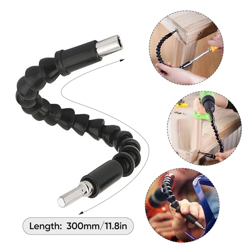 18Pcs Right Angle Drill Attachment & Screwdriver Adapter Kit