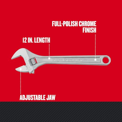 CRAFTSMAN Adjustable Wrench, 12-Inch (CMMT81624) - style: 12IN Adjustable Wrench