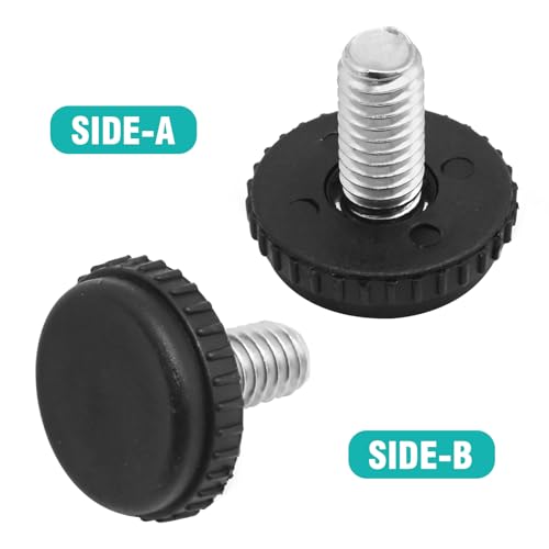 24 Pack 5/16-18 Adjustable Stainless Steel Feet Levelers Furniture Levelers with Threaded Inserts for Chairs Tables Cabinet Patio Furniture
