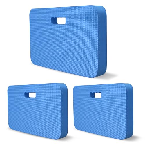 Gardzen 3-Pack Extra Thick Garden Kneeling Pad - size: 18" x 11" x 1.5" - 3 Pack