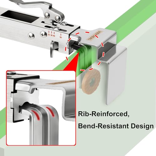 Quick-Install Drawer Front Installation Clamps,Efficient Cabinet Drawer Clamps Setup with Easy,2Pk Universal Fit Labor-Saving Adjustable Drawer Fixing Clips