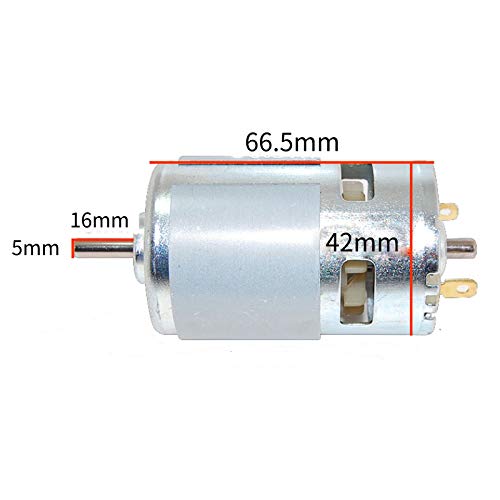 CHANCS Mini Electric Motor 775 DC 12V/24V with Drill Chuck and PWM DC Motor Speed Controller - color: 775 Motor+Drill Chuck+Bracket+PWM