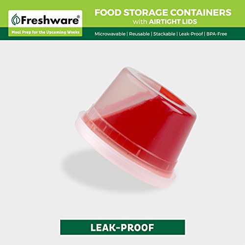 Freshware [240 Pack] 16 oz Food Storage Containers with Lids, Plastic Containers, Freezer Safe | Meal Prep | Stackable | Leakproof | BPA Free, Clear - color: Clear, size: 16 oz - 240-Sets