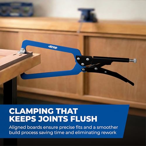 Kreg Wood Project Clamp, Woodworking Clamp, 6" Reach, 5" Clamp Capacity - size: 6 inch