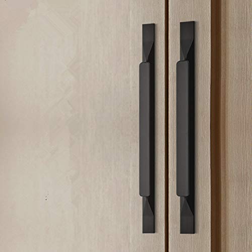 Kitchen Cabinet Pulls - Black Cabinet Handles - 5 Pack Long Cabinet Hardware for Drawers Dresser Furniture Pulls (5.04 inches Hole Center - 7.87 inches Length) - size: 5.04 inches Hole Center - 7.87 inches Length