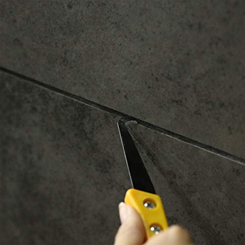 20 Pcs Hook Knife with 2 Pcs Handle Grout Removal Tool