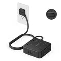 TESSAN Surge Protector Power Strip with 900J Surge Protection, 5 Ft, Black - color: Black with 1 USB C, size: 5 feet