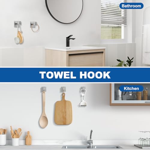 Cilee 10-Pieces Brushed Nickel Bathroom Hardware Set, 24 inch Towel Bar Set - color: 10 - Brushed Nickel, size: 10 Pieces