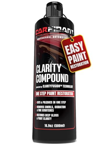Clarity Compound - Scratch & Swirl Remover for Cars with ClarityFusion Technology - One Step Scratch Remover for Clear Coat & Paint Restoration - Removes Scratches, Swirls & Oxidation - 16 oz - style: Clarity Compound