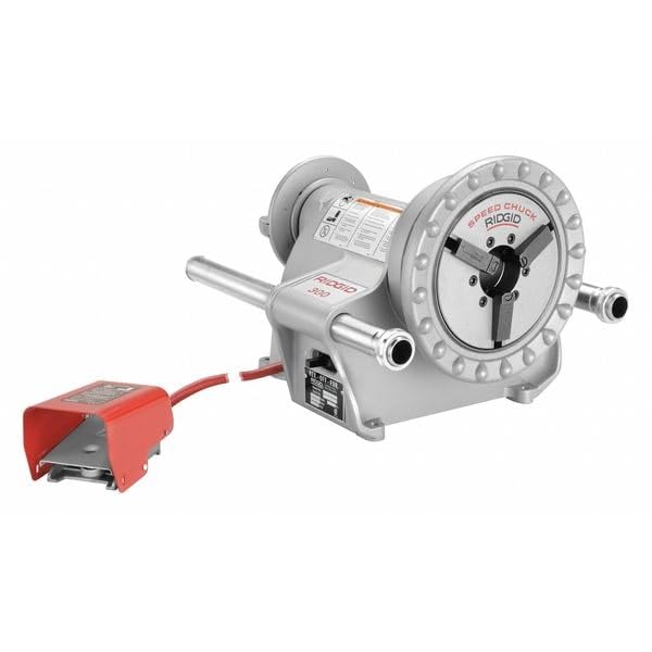 RIDGID 15682 Model 300 Power Drive Complete, 38 RPM Pipe Threading Machine with 1/2-Inch to 3/4-Inch, 1-Inch to 2-Inch Universal Alloy Threading Die Heads, Oiler