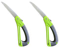 GARDEN GURU Folding Pruner Saw with Ergonomic Handle & Safety Lock – Non Slip – Rust Resistant Hardened Steel – Professional Grade Sawtooth Blade – for Pruning Trimming Camping Clearing (2 Pack) - size: 2 Pack