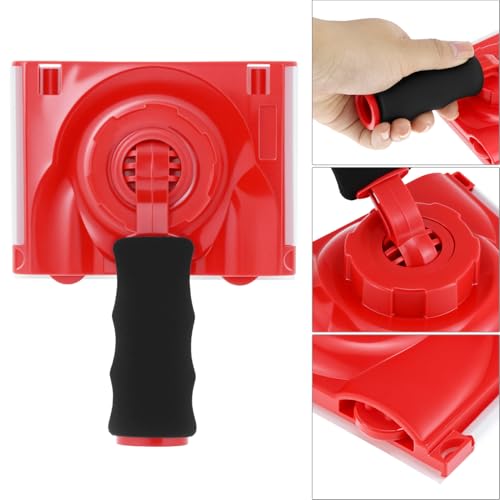 QWORK Paint Edger Tool Kit, 7 in + 4 in Paint Edger Trimmer, 10-Piece Paint Pad Applicator Kit, Corner Wall and Ceiling Pad Painting Tool