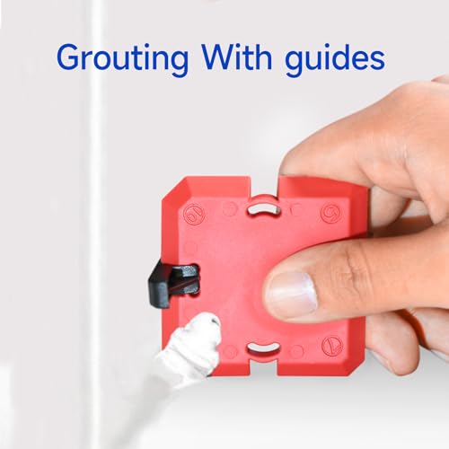 11pcs Silicone Profiling Professional Caulking Tool Kit with Sealant Finishing Tools and Caulk Removal Tools Easy Silicone Caulking with Guides with Storage Box Fill Removal Tool