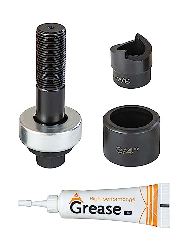 3/4" Conduit Knockout Punch with Manual Draw Stud 1.115" Hole - style: 3/4" knockout punch