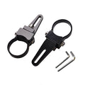 Universal-Fit 360 Adjustable 1.25" Tubular Clamp Light Mounts for Offroad LED Light Bar, Easy Positioning on Trucks & SUV Tube Surface, High-Grade Lightweight Aluminum, Black Sleek Finish, 2 PCS Set - size: 1.25" (32mm)