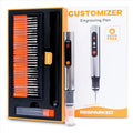 Resparked Customizer Engraving Pen Ultimate Cordless Portable Tool for Artists & DIYers - Engrave 50+ Surfaces - Beginner Friendly - Rechargeable - Free 30 Bits & Mastery Guide