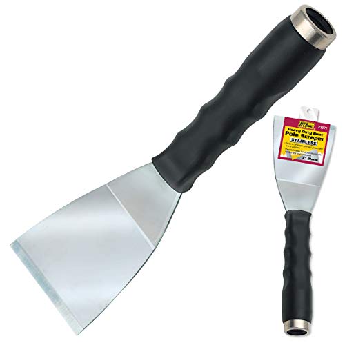 IVY Classic 23071 3" Bent Pole Scraper with Stainless Steel Blade, 1-Pack - style: 3" BENT POLE SCRAPER