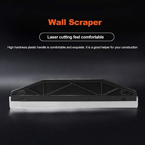 EMVANV Paint Trim Guard, Cutting in Tools for Painting, Multi-Purpose Straight Edge Tool Paint Guide Painter's Trim Guard Stainless Steel Paint Shield for Paint Guide & Measurement(Black)