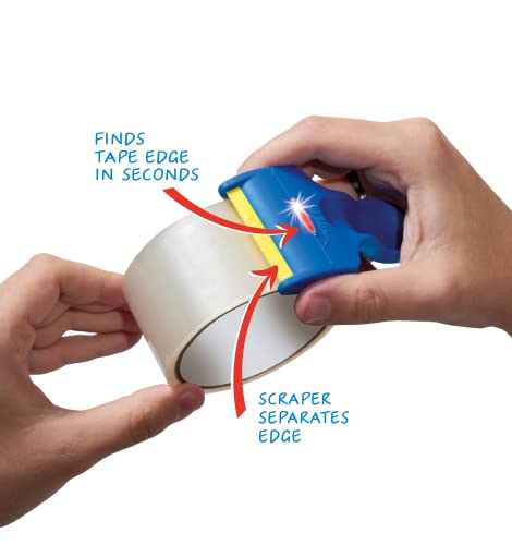 Tape Edge Finder - Perfect for Shipping, Moving, Warehouses, and Offices - Locate Packing Tape Edges in Seconds and Lift Edge Without Tearing - Essential Home and Office Gadget
